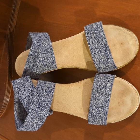 Barcelona Collective sandals, denim, size 39 - Picture 4 of 6